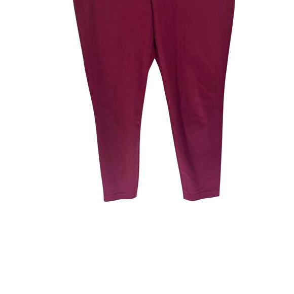 Old‎ Navy Burgundy Office Work Business Pixie Skinny Leg Dress Pants Size 8 - Picture 6 of 12